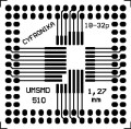 płytka uniwersalna pod PLCC schemat