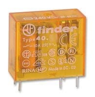 FIND40528012 Przekaźnik przełączny do druku, 2 styki 8A/250V [40.52] cewka 12VAC, DPDT