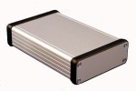GAL1455J1201 Obudowa z aluminium wymiary: 120x78x27mm - dekle aluminiowe, jasne