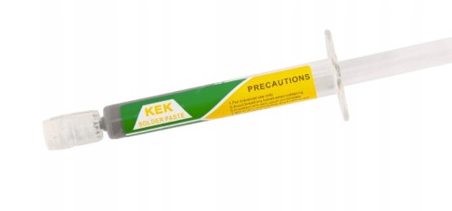 SMD-KEK15 Pasta lutownicza bizmutowa Sn42/Bi58 138°C do lutowania SMD - strzykawka 15g