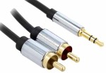 KAB06.15V Kabel 2xRCA (chinch) - JACK3.5 długość: 1.5m - firmy VENTION