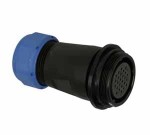 SPP2911-26GZ Gniazdo 26 pin na kabel (13-16mm) okrągły, zakręcany, wodoodporny - gwint zewnętrzny (5A)