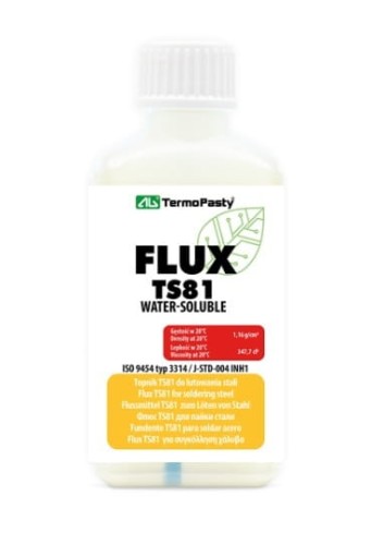 AG743.0 Topnik TS81 do lutowania stali i stopów chromowo-niklowych TS-81 - w płynie 50ml z pędzelkiem