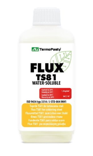 AG743.1 Topnik TS81 do lutowania stali i stopów chromowo-niklowych TS-81 - w płynie 100ml