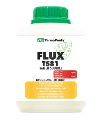 AG743.2 Topnik TS81 do lutowania stali i stopów chromowo-niklowych TS-81 - w płynie 500ml