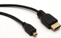 KAB131.015HHMIC Kabel HDMI-HDMI micro 19 pin  - długość 1.5m - profesjonalny, złocony 