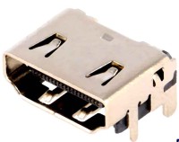HDMI-1SMD-GK Złącze: HDMI, gniazdo; PIN: 19, kątowe 90°; SMT