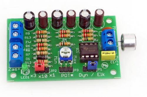 AVT2728C Wzmacniacz mikrofonowy (Zestaw zlutowany)