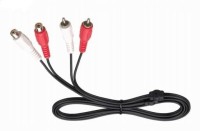 KAB05P.01 Kabel 2 x wtyk RCA - 2 x gniazdo RCA (przedłużacz) - długość 1.5m