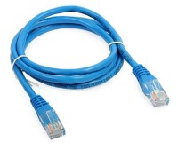 KAB125.005BL Kabel komputerowy, sieciowy LAN  1:1  dł. 0.5m 8p8c  Kat.5e) - niebieski 