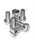 M3.5x10WP/25 Wkręt do metalu 3.5x10mm - walec płaski - nacięcie proste - opakowanie 25 sztuk  