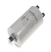 KRS10/450 Kondensator rozruchowy do silnika 10uF napięcie 450V śruba M8 - wyprowadzenie konektorowe