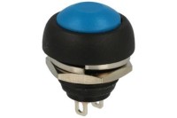 MS1118-N Przełącznik typu push on (niebieski) otwór montażowy: 12mm, n.otwarty (NO)