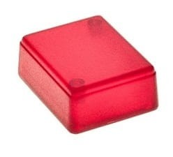 Z-47-cz Obudowa z tworzywa Z47cz wymiary: 50x40x20mm - półprzezroczysta, czerwona - ABS