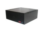 T267 Obudowa metalowa T-267 wymiary: 260 x 80 x 240 mm - czarna - wentylacja
