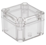 Z-116PH Obudowa z tworzywa Z116pH wymiary: 51x49x36mm - półprzezroczysta, bezbarwna - ABS