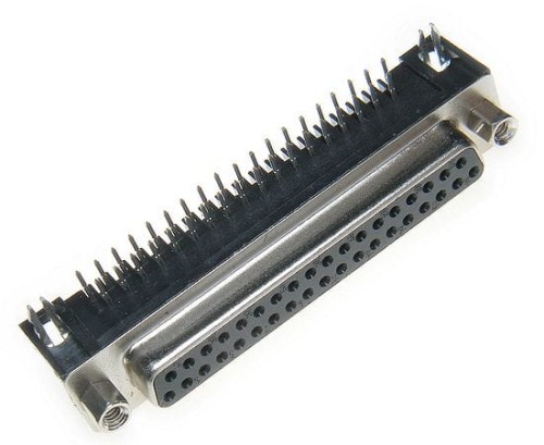 gniazdo d-sub do druku