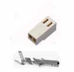 PCC02-G/5 Złacze mocy - gniazdo raster 2.54mm - 2pin ( + terminale) - opakowanie 5 sztuk