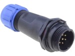 SPP1311-7WZ Wtyk 7 pin na kabel (4-6.5mm) okrągły, zakręcany, wodoodporny - gwint zewnętrzny