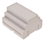 Z-110J Obudowa z tworzywa Z110J wymiary: 90x65x105mm - mocowana na szynę - jasna - polistyren