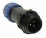 SPP1311-3WZ Wtyk 3 pin na kabel (4-6.5mm) okrągły, zakręcany, wodoodporny - gwint zewnętrzny