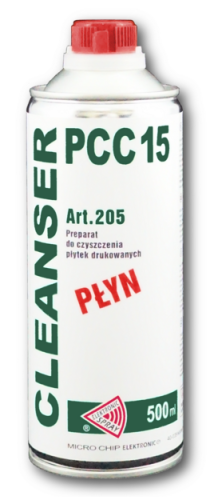 MC205 Preparat CLEANSER PCC 15 - do czyszczenia płytek drukowanych - w płynie 500ml
