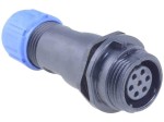 SPP1311-7GZ Gniazdo 7 pin na kabel (4-6.5mm) okrągły, zakręcany, wodoodporny - gwint zewnętrzny