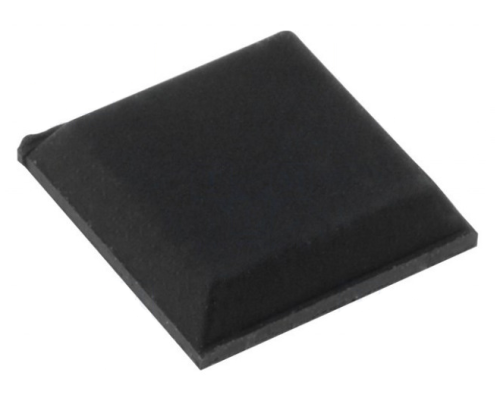 NOGA-G-KWN Nóżka do obudowy gumowa, przyklejana, kwadratowa niska 12x12mm wysokość 3mm - czarna