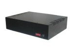 T261 Obudowa metalowa T-261 wymiary: 260 x 65 x 190 mm - czarna - wentylacja