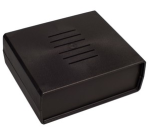 Z-4AW Obudowa z tworzywa Z4AW wymiary: 138x159x59mm - wentylacja - czarna - polistyren