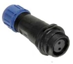 SPP1311-2GZ Gniazdo 2 pin na kabel (4-6.5mm) okrągły, zakręcany, wodoodporny - gwint zewnętrzny