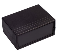 Z-6 Obudowa z tworzywa Z6 wymiary: 66x90x38mm - pełna - czarna - polistyren