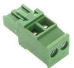 TLP-CPF2K Kostka zaciskowa podwójna, kątowa, z gniazdem raster 5,08 mm