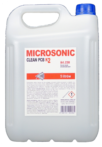 MC238 Płyn do myjek ultradźwiękowych Microsonic Clean PCB K2 - w płynie 5000ml 