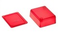 Z-47-cz Obudowa z tworzywa Z47cz wymiary: 50x40x20mm - półprzezroczysta, czerwona - ABS