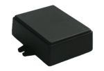 Z-70U Obudowa z tworzywa Z70U wymiary: 76x59x28mm - pełna, uszy na dłuższej krawędzi - czarna - ABS