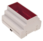 Z-110J-ABS-R Obudowa z tworzywa Z110F wymiary: 90x65x105mm - mocowana na szynę z filtrem czerwonym - jasna - ABS niepalny