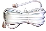 KAB55.5RJ11 Kabel telefoniczny wtyk (PLUG) - wtyk (PLUG) 6p4c 5m (telefon-gniazdko)