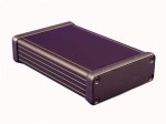 GAL1455J1201BK Obudowa z aluminium wymiary: 120x78x27mm - czarne