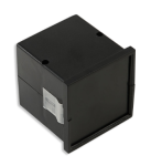 KM-63+PC Obudowa z tworzywa KM63+PC wymiary: 72x72x73mm - obudowa tablicowa z cienką płytką czołową - czarna - ABS