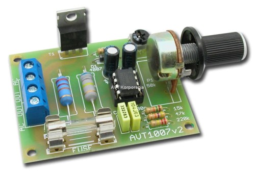 AVT1007C Regulator obrotów silnika elektrycznego TOP-Q (Zestaw zmontowany)