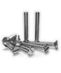 M3x8SP/100 Wkręt do metalu 3x8mm - stożek - nacięcie proste - opakowanie 100 sztuk