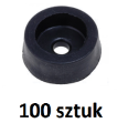 NOGA-G-M2/100 Nóżka gumowa, przykręcana mała - średnica 14mm; wysokość 4.8mm - opakowanie 100 sztuk