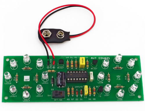 AVTEDU621 Stroboskop policyjny LED (Zestaw zmontowany)