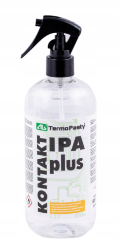 AG709.31 Preparat Kontakt IPA plus - alkohol izopropylowy - w płynie 500ml ze spryskiwaczem
