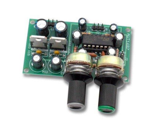AVT1687C Filtr do subwoofera (Zestaw zmontowany)