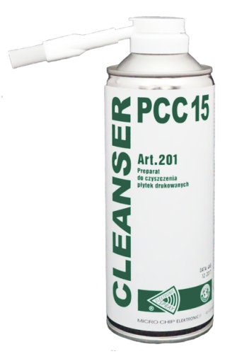 MC201 Preparat CLEANSER PCC 15 - do czyszczenia płytek drukowanych - spray 400ml 
