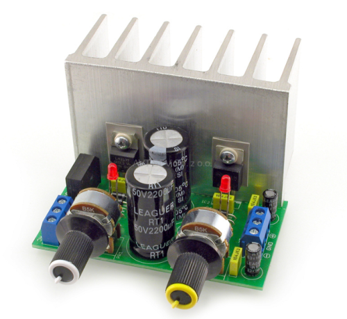 AVT1572C Symetryczny zasilacz regulowany ±1,25V...±25V 1,5/5A (Zestaw zmontowany)