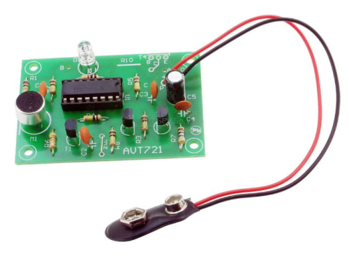 AVT721C Klaskacz - akustyczne zdalne sterowanie (Zestaw zmontowany)