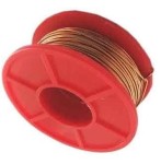 DNE090-010 Drut miedziany w emalii 0.90 mm - szpulka 0.10kg (ok. 17m)